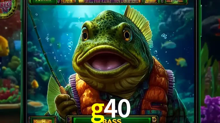 Personagem de peixe pescador do popular jogo de slot com tema de pescaria, uma das emocionantes opções de caça-níqueis para jogar e ganhar no cassino g40.
